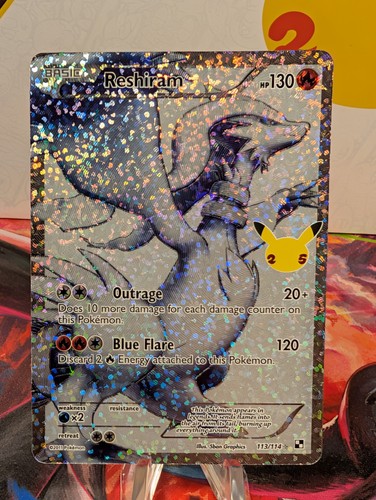 Reshiram 113 114 - 113/114, celebrazioni