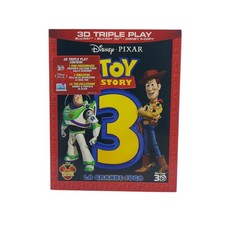 Toy Story 3 Blu Ray 3D Triple Play film animazione Disney Pixar + Slipcase