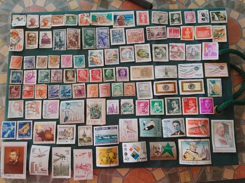 Lotto 100 francobolli misti - lotto, di
