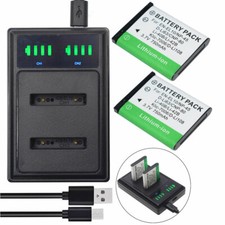 DUE batterie + caricatore USB