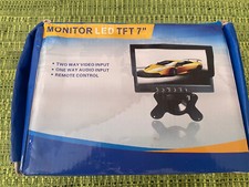 MONITOR LED 7" VGA +AUDIO +TELECOMANDO
