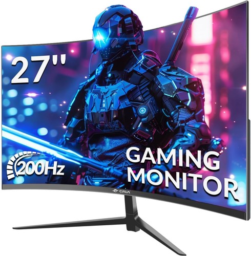 Crua monitor gaming - monitor, curvo