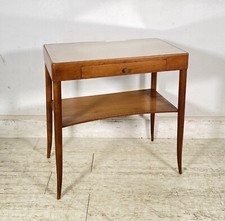 TAVOLINO SALOTTO DESIGN ANNI 7O LEGNO VETRO SMALL TABLE SCRITTOIO CASSETTO