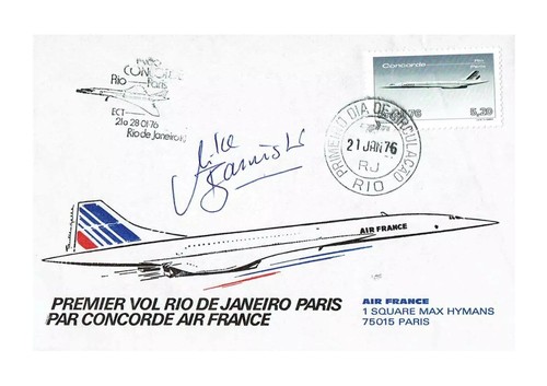 Cartolina concorde rio - cartolina, a
