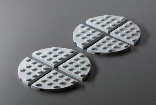 Pezzi lego plate 4x4 round - pezzi,