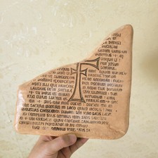 Replica in resina Indiana Jones e l'ultima crociata Sacro Graal tavoletta modello oggetti di scena