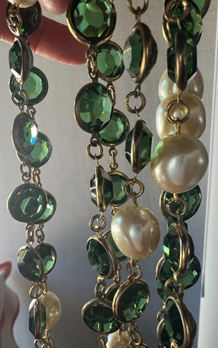 Collana chanel smeraldo - collana,