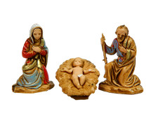 Natività 3 Pezzi Landi Moranduzzo  CM 3,5 - Sacra Famiglia Pastori Presepe