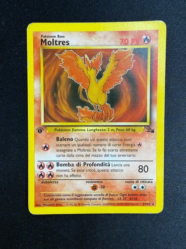 Pokemon moltres fossil - 27/62,