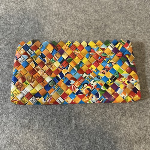 Borsa retrò pochette gomma