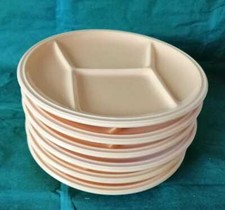 SET 6 PIATTI FONDUTA CERAMICA