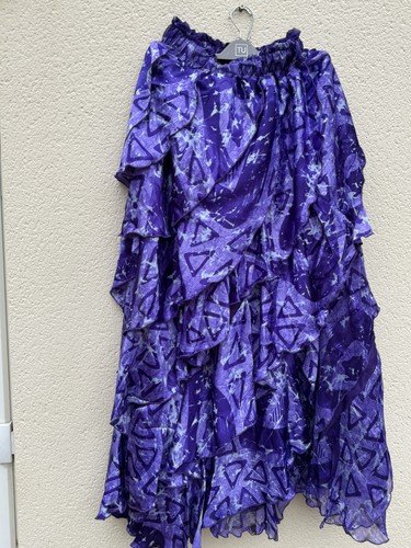Maxi gonna lunga uk16 - gonna, viola