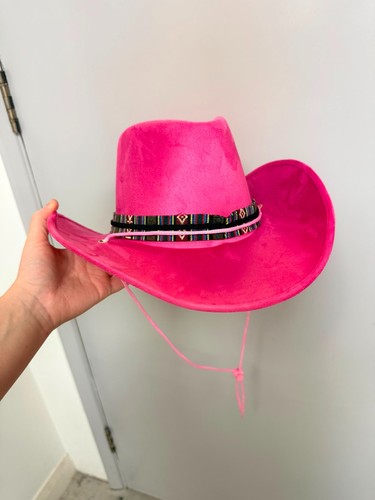 Cappello cowboy rosa tema - rosa,