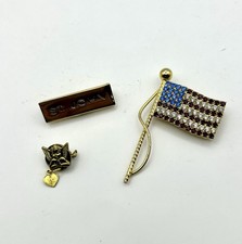 Spilla vintage bandiera