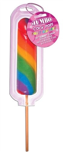 Jumbo rainbow cock pops - jumbo,