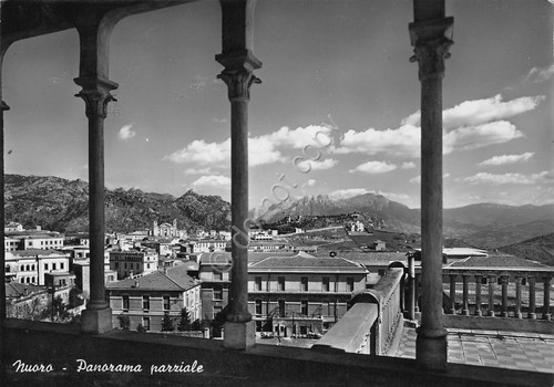 Cartolina nuoro panorama - cartolina,