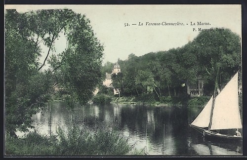 Cpa varenne chennevière - la, varenne-chennevière