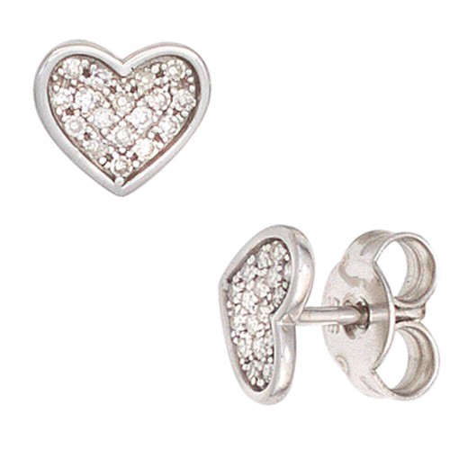 Orecchini cuore con 34 - a,