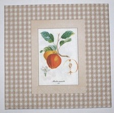 40 Tovaglioli di Carta (2 Confezioni) 33 x 33 cm Frutta Frutta Vecchi Quadrati