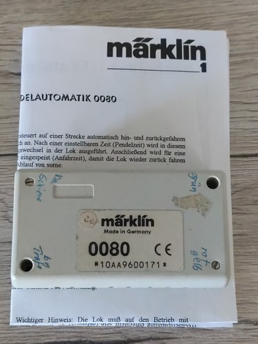 Märklin 0080 comando treno - märklin,