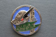 DISTINTIVI ALPINI SCI CLUB ALPINI D'ITALIA 1960 SMALTI JOHNSON OLD ALPINE BADGES