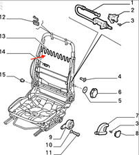 46995503 Molla Sedile Fiat