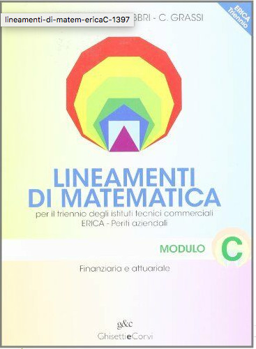 Lineamenti matematica - lineamenti, di
