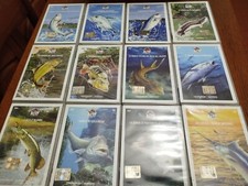 LOTTO 12 DVD COLLANA COMPLETA BIG FISH ADVENTURES PESCA