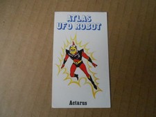 adesivo sticker-serie ATLAS UFO ROBOT-ACTARUS-ed.EDIERRE-cm.10,5x6