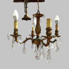 Lampadario vintage quattro - lampadario,