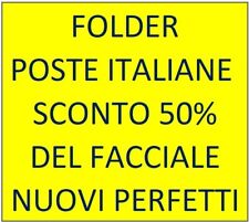 FOLDER POSTE ITALIANE AL 50% DEL FACCIALE - NUOVI PERFETTI