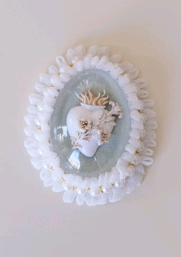 Spilla reliquiario sacro cuore - reliquiario,