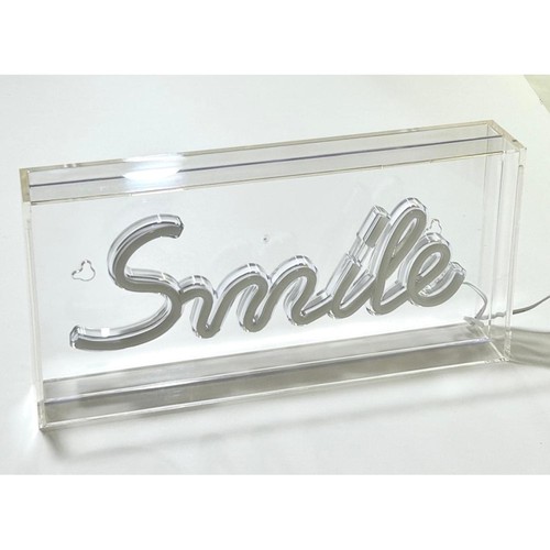 Scritta led neon smile - led,