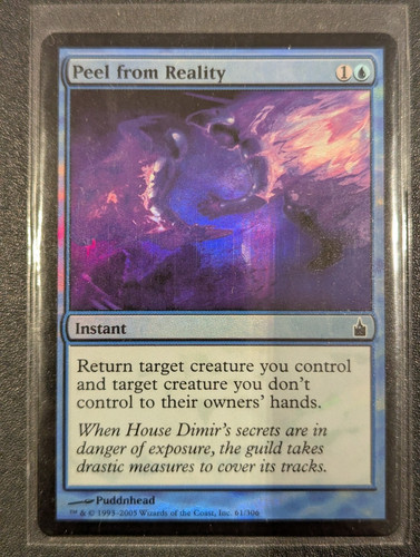 Peel from reality foil - from,
