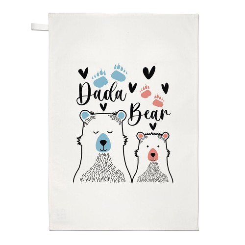 Asciugamano tè orso papà - da,