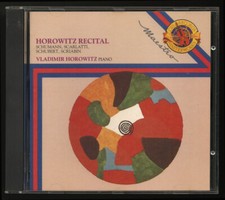 CBS RECORDS cd VLADIMIR HOROWITZ recital  SCHUMANN,SCARLATTI,SCHUBERT,SCRIABIN