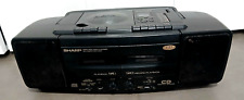 Sharp WQ-CD55H Cassetta Radio CD Boombox Ghettoblaster Vintage Stereo