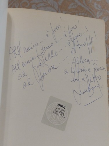 Autografato con dedica lino - autografato,