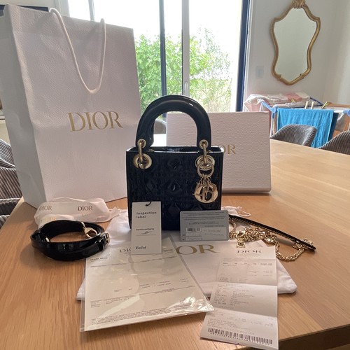 Sac main lady dior noir - à,