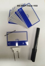 30 PZ SEGNAPREZZI IN PVC PER
