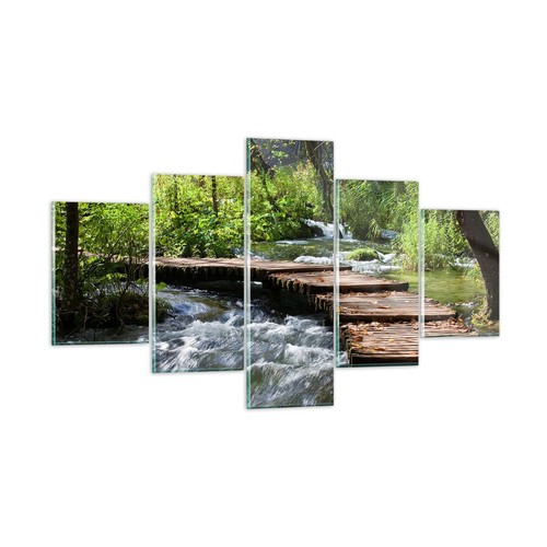 Quadro vetro 125x70cm parco - quadro,