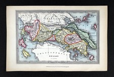 1847 Mappa Arciere Grecia