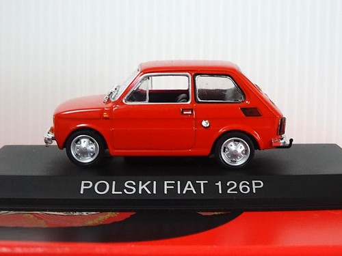 Polski fiat 126p auto - 1/43,