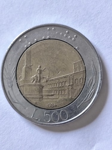 500 lire 1984 palazzo del - lire,