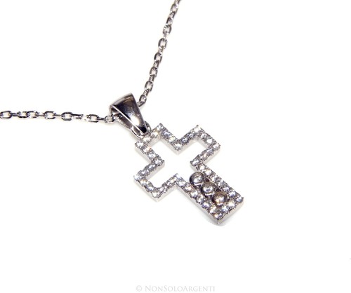 Collana argento 925 donna - argento,