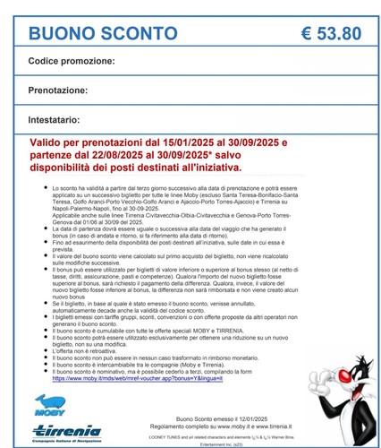 Buono sconto codice coupon - -,