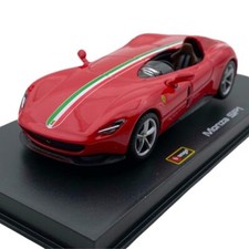 Modellino Auto Bburago Signature 1/43 Ferrari Monza Sp1 Convertible Red/White