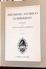 Archivio storico lombardo - archivio,