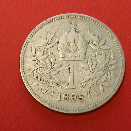Austria moneta corona 1898 - 1,