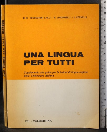 Una lingua per - lingua, tutti.